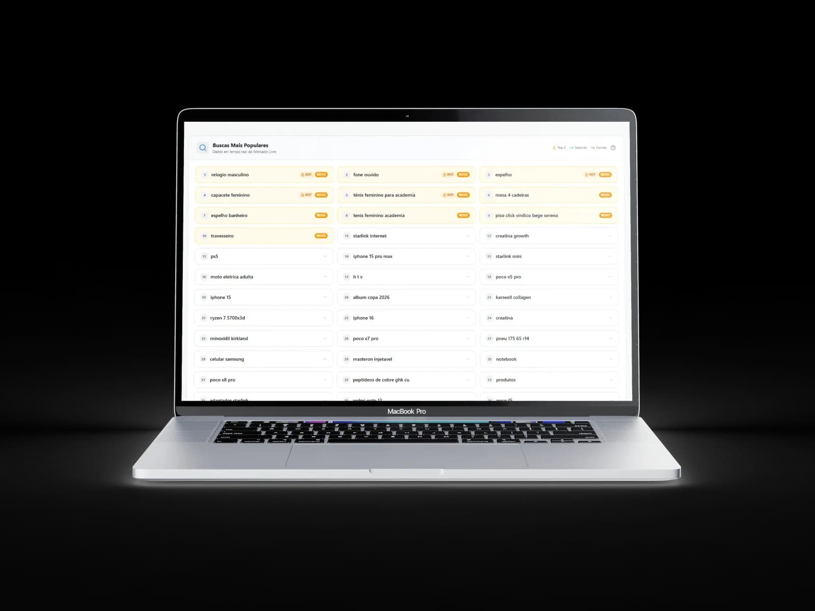 Pesquisa de produtos